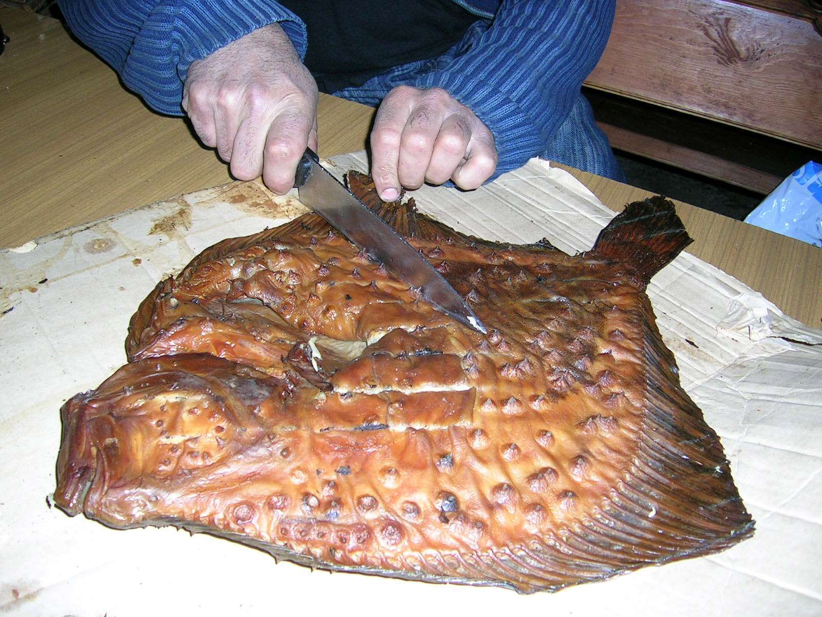 Рыба горячего копчения по-абхазски
