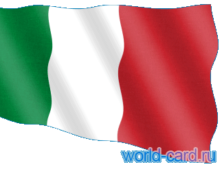 Флаг Италии анимационный gif