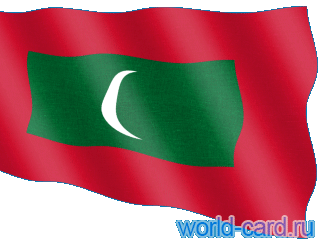 Флаг Мальдив анимационный gif