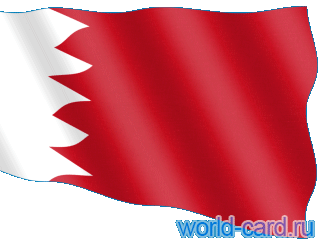 Флаг Бахрейна анимационный gif