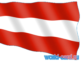 Флаг Австрии анимационный gif