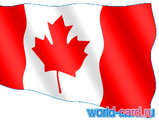 Флаг Канады анимационный gif