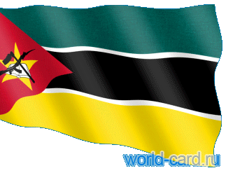 Флаг Мозамбика анимационный gif