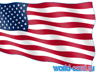 Флаг США анимационный gif