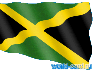 Флаг Ямайки анимационный gif