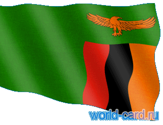Флаг Замбии анимационный gif
