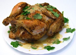 Цыпленок жареный по-азербайджански