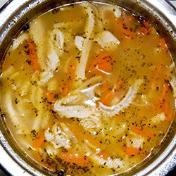 Индонезийский суп из рубца с редисом