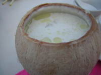 Суп из кокосового ореха 