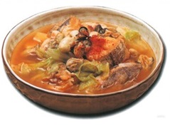 хэмуль-тхан - острый суп с морской капустой