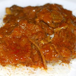  Блюдо из козлятины, свинины или ягнятины с соусом карри - коломбо