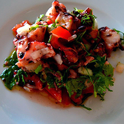 Салада де польво - салат из осьминога